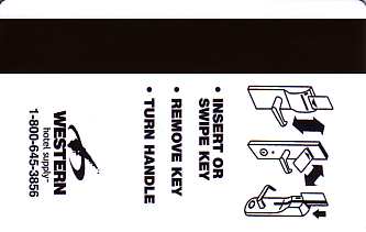 Hotel Keycard Super 8 Motel Generic Back