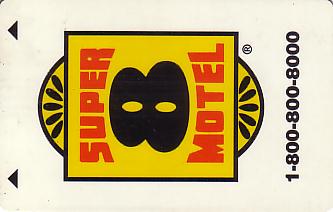 Hotel Keycard Super 8 Motel Generic Front