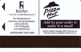 Hotel Keycard Super 8 Motel Generic Back
