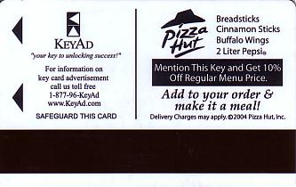 Hotel Keycard Super 8 Motel Generic Back
