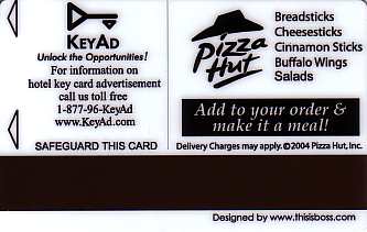 Hotel Keycard Super 8 Motel Generic Back
