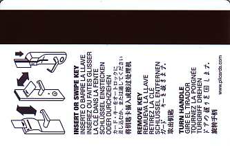 Hotel Keycard Super 8 Motel Generic Back