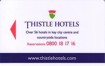 Hotel Keycard Thistle Hotels Generic Front