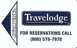 Hotel Keycard Travelodge Generic Front