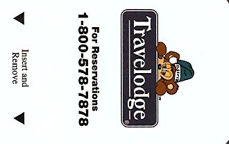 Hotel Keycard Travelodge Generic Front