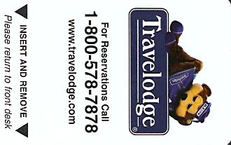 Hotel Keycard Travelodge Generic Front