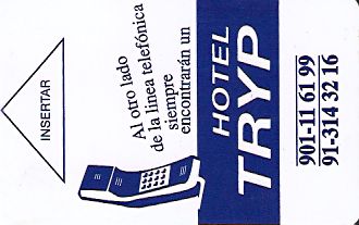 Hotel Keycard Sol Melia - Tryp Generic Front