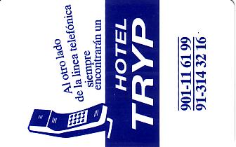 Hotel Keycard Sol Melia - Tryp Generic Front