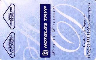 Hotel Keycard Sol Melia - Tryp Generic Front