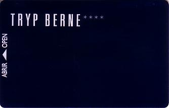 Hotel Keycard Sol Melia - Tryp Berne Switzerland Front