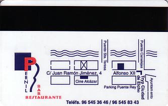 Hotel Keycard Sol Melia - Tryp Elche Spain Back