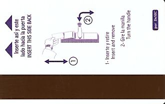 Hotel Keycard Sol Melia - Tryp Havana Cuba Back