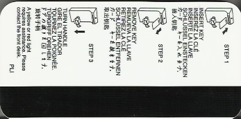 Hotel Keycard Westin Generic Back