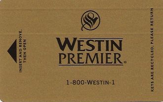 Hotel Keycard Westin Generic Front