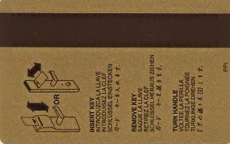 Hotel Keycard Westin Generic Back