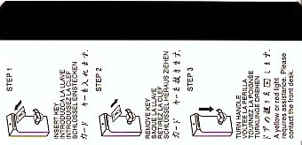 Hotel Keycard Westin Generic Back