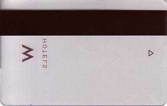 Hotel Keycard W Hotels Generic Back