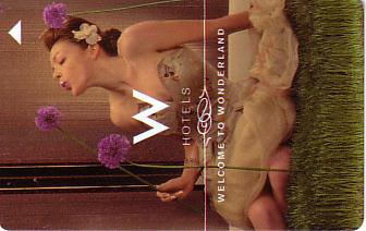 Hotel Keycard W Hotels Generic Front
