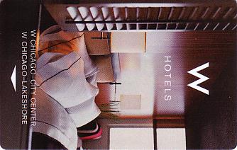 Hotel Keycard W Hotels Chicago U.S.A. Front