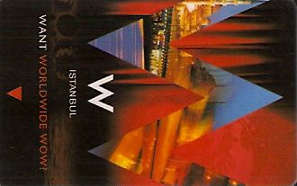 Hotel Keycard W Hotels Istanbul Turkey Front