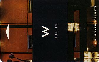 Hotel Keycard W Hotels New Orleans U.S.A. Front