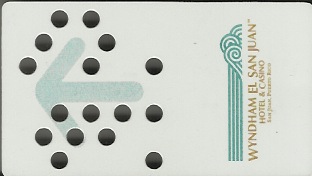 Hotel Keycard Wyndham San Juan Puerto Rico Front